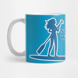 SUP(er) Woman Stand Up Paddle Women Mug